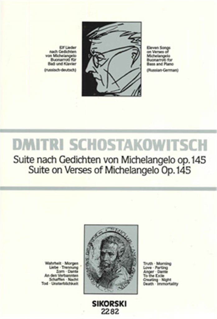 Suite Su Versi Di Michelangelo Op. 145